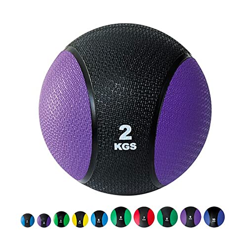 Core Power Medicine Ball 2kg - Palla ponderata di Alta qualità per Il Fitness, l'allenamento di Tutto Il Corpo e la Riabilitazione