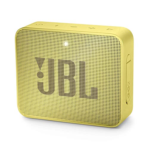 JBL GO2 Giallo - Speaker portatile waterproof con connettività Wireless Bluetooth, Vivavoce e Batterie ricaricabili integrate (JBLGO2GIALLO)