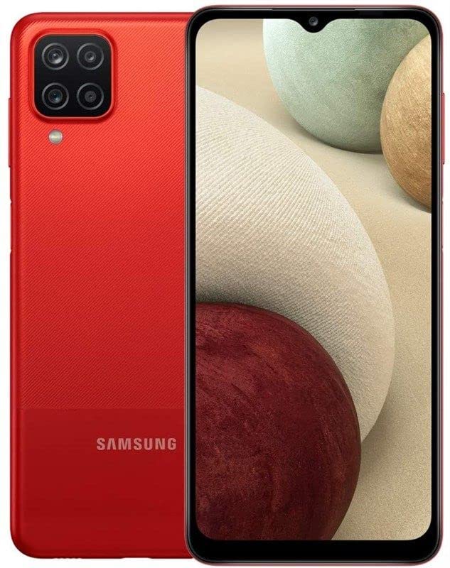 SAMSUNG Galaxy A12, 32GB, Rosso (Ricondizionato) Smartphone Originale di fabbrica in esclusiva per il mercato europeo (versione internazionale)