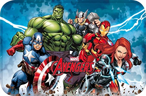 Star Licensing 48843 Tappeto Avengers, PVC-Poliestere, Multicolore, 60x40x1 cm