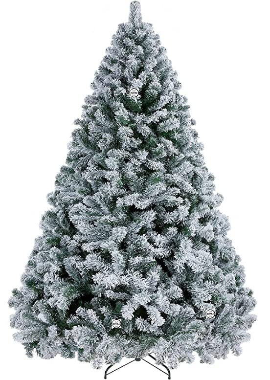 Rotex Albero di Natale innevato ad Apertura Rapida ad Ombrello Super folto cm 180-210 - 230-270