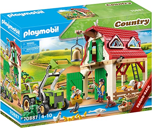 Playmobil Country 70887 Fattoria con Trattore e Animali, dai 4 Anni