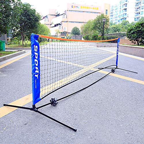 GYKLY Rete da Tennis da Badminton Rete Portatile Standard Rete da Esterno a Blocco Pieghevole da casa Rete Semplice Rete Multifunzionale Net-4.1 Metri