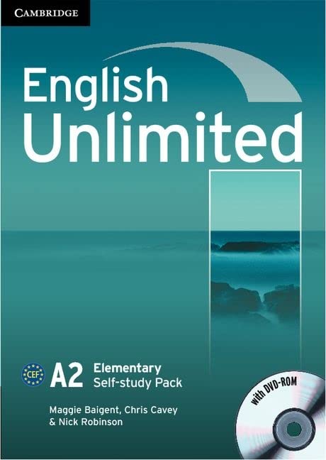 English Unlimited Elementary Self-Study Pack (Workbook with DVD-ROM) [Lingua inglese]