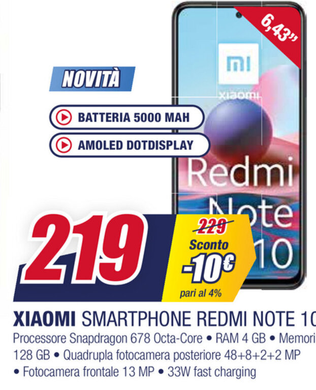 Xiaomi Redmi Note 10 Trony